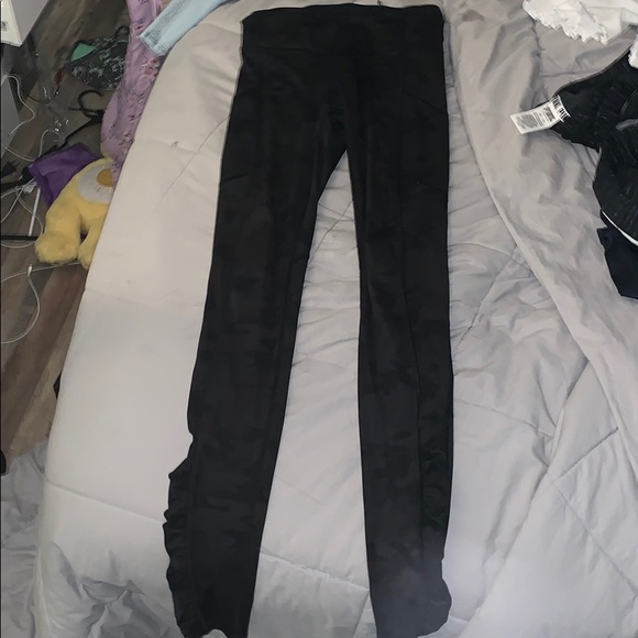 lululemon athletica Pants - black camo leggings